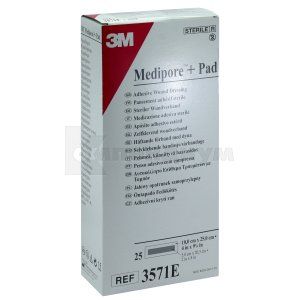 3M™ MEDIPORE™+PAD ПОВЯЗКА АДГЕЗИВНАЯ ДЛЯ ЗАКРЫТИЯ РАН