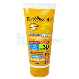 КРЕМ ДЕТСКИЙ ДЛЯ БЕЗОПАСНОГО ЗАГАРА SPF 30