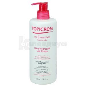 Топикрем ультра увлажняющая эмульсия для тела (Topicrem ultra moisturizing emulsion for body)