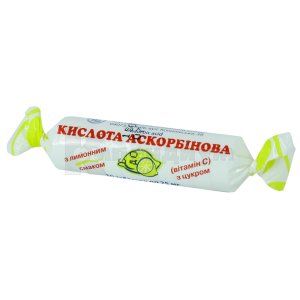 Кислота аскорбиновая (витамин C) с сахаром (Acidum ascorbinicum (vitamin C) cum saccharo)