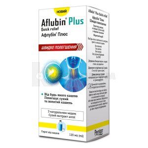 Афлубин Плюс Быстрое облегчение сироп от кашля (Aflubin<sup>&reg;</sup> Plus Quick relief cough syrup)