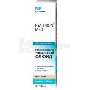 Увлажняющий тональный флюид тм Elfa Pharm серии Hyaluron5 MED