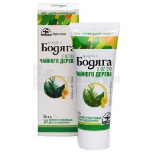 Бодяга с маслом чайного дерева гель-крем (Bodyaga with tea tree oil gel cream)