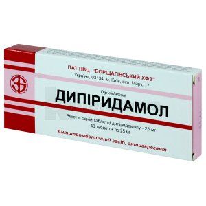 Дипиридамол (Dipyridamole)